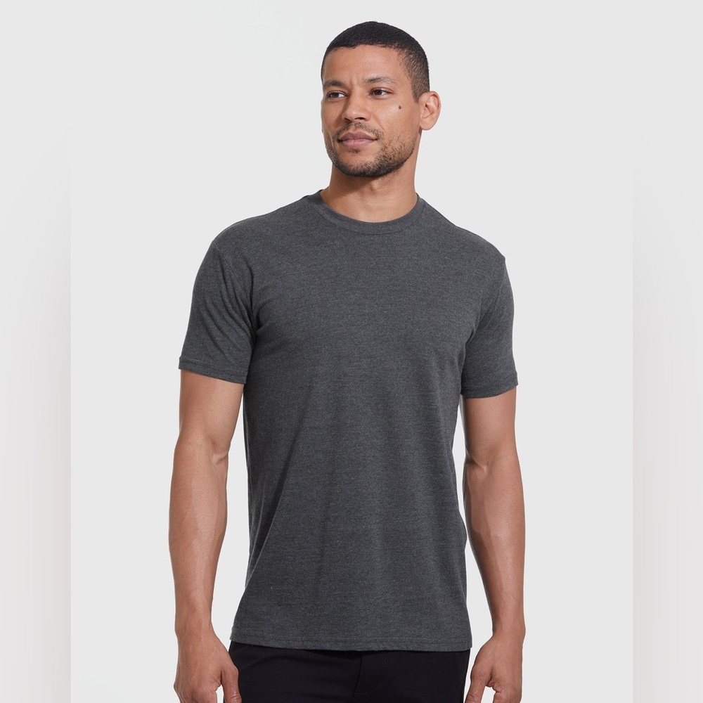 ❌SOLD❌ True Classic Heather Charcoal Gray Crew Neck T-Shirt